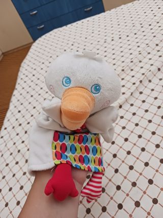 Marionetta oca + 2 peluches