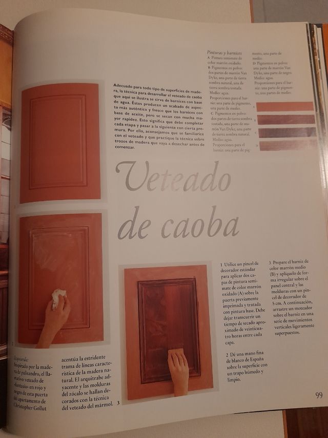 Libro de técnicas decorativas.