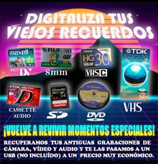 Convertimos tus mini dv a digital