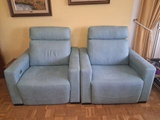 2 Butacas  Relax Eléctrico Aquaclean. Mora Sofas
