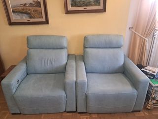 2 Butacas  Relax Eléctrico Aquaclean. Mora Sofas