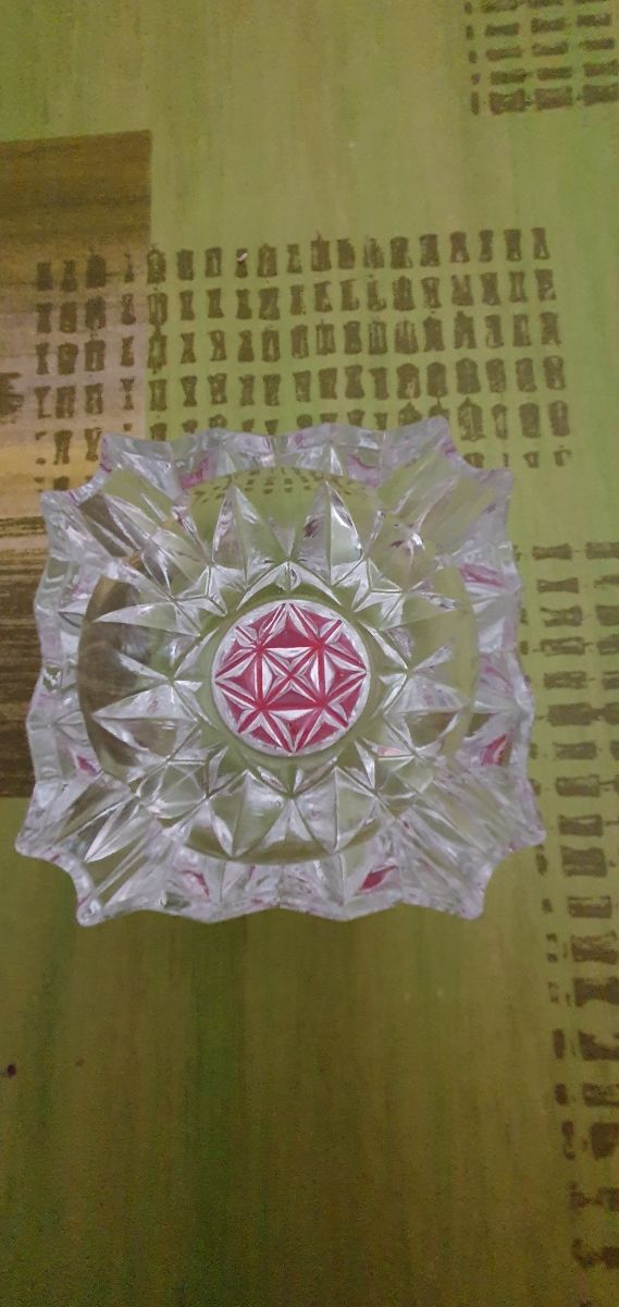 3 x 2 CINZEIROS EM VIDRO