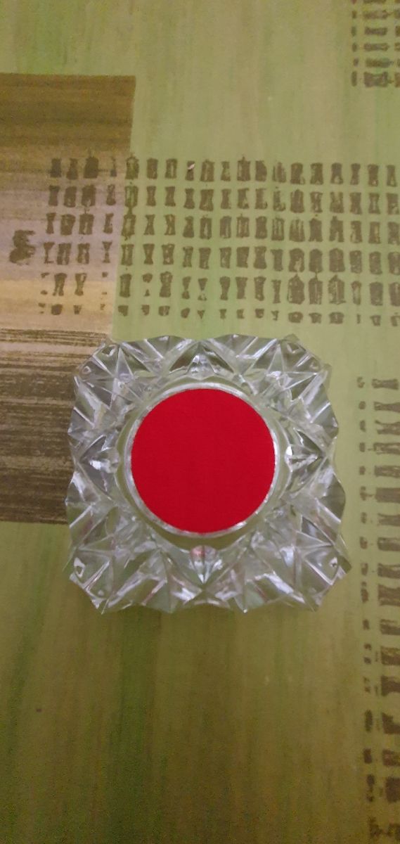 3 x 2 CINZEIROS EM VIDRO