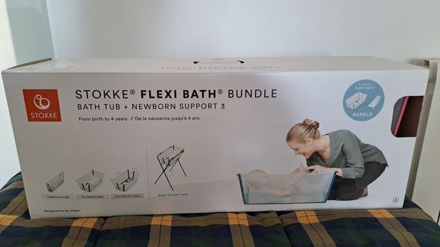 Bañera Stokke flexibath bundle color rosa