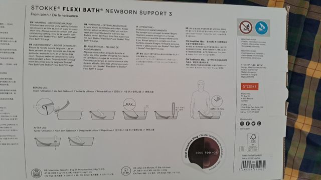 Bañera Stokke flexibath bundle color rosa