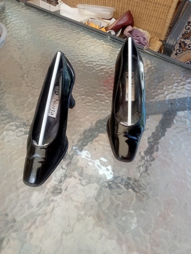 Zapatos de salón de piel charol