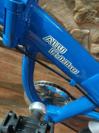 Bici plegable WST aluminio marchas