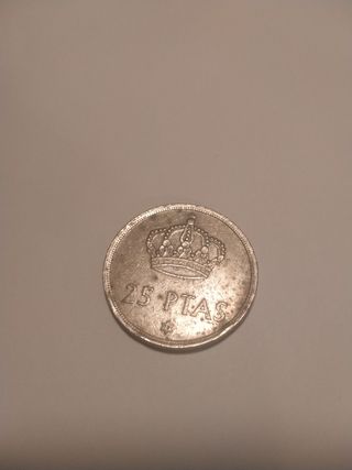 Moneda 25 pesetas 1975 estrella 79