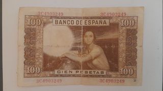 Billete de 100 pesetas