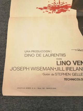 Cartel Cine 1974 LOS SECRETOS DE LA COSA NOSTRA