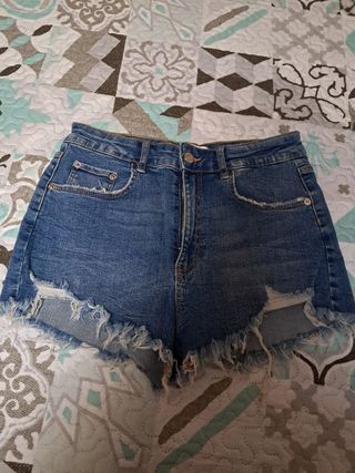 Short vaquero zara