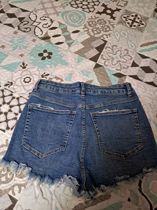 Short vaquero zara