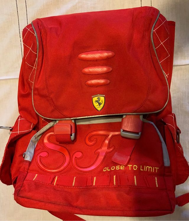 Zaino scuola bambino Ferrari
