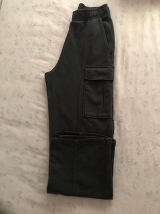 Pantalón cargo tipo chándal mujer Zara