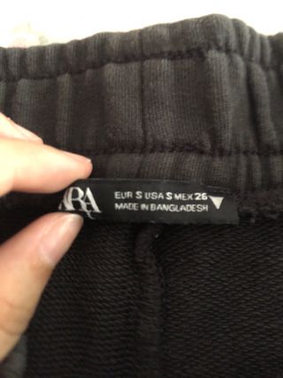 Pantalón cargo tipo chándal mujer Zara
