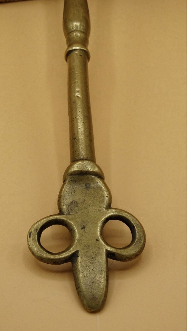 Antiguo Badil de Brasero de Bronce