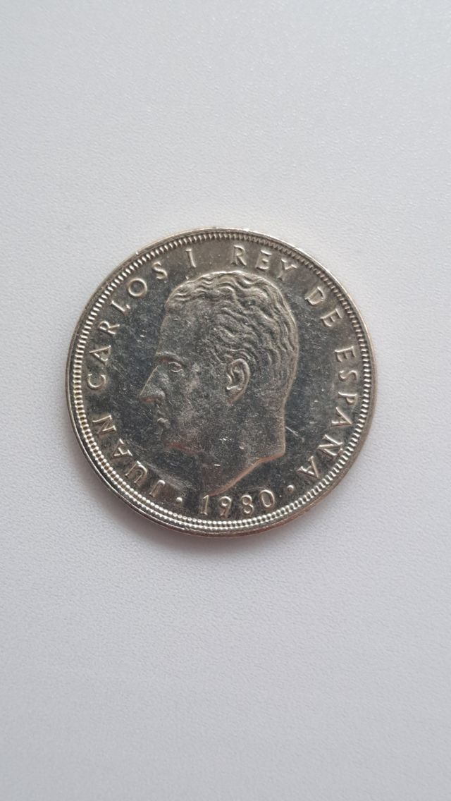 Moneda de 5 pesetas de 1980