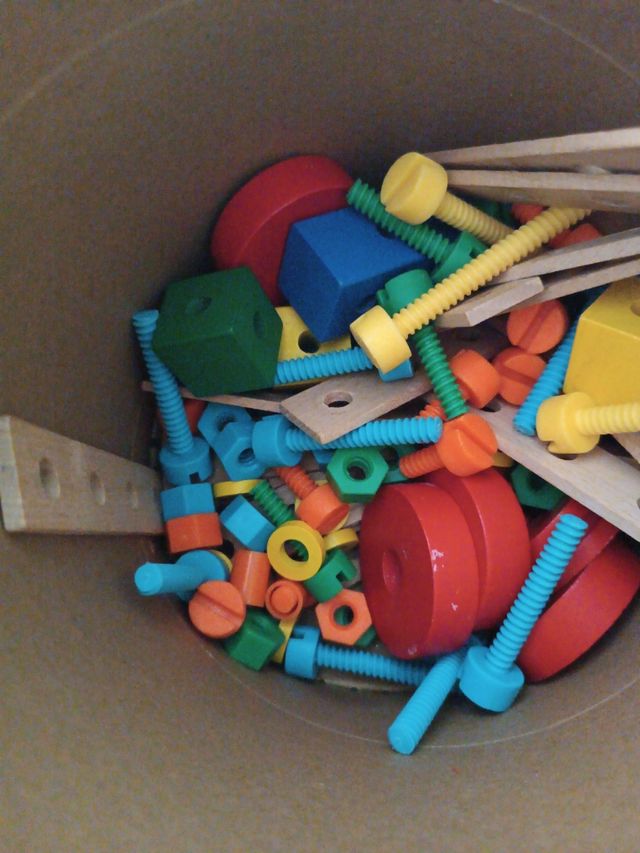 Juego de construcción madera