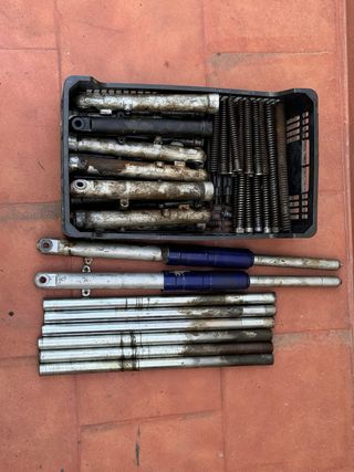Suspension delantera vespino