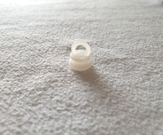 SET 20 Ganci Scorrevoli tondi girevoli Nylon tende