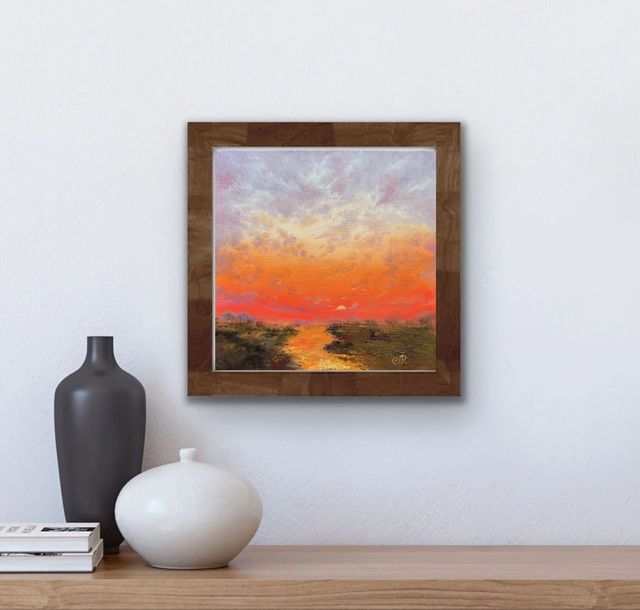 Cuadro al óleo sobre lienzo Paisaje