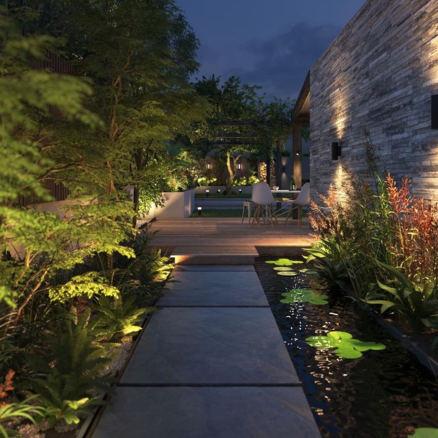 Diseño e instalación de iluminación exterior