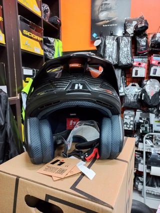Casco trial hebo htr C02 zona race k3 c