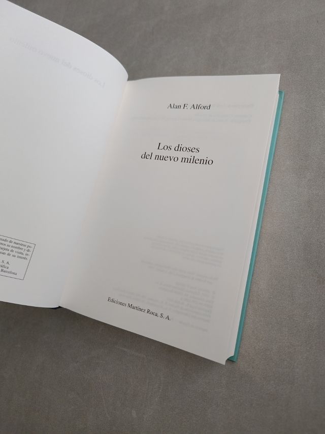 Los Dioses nuevo milenio. Alan F. Alford