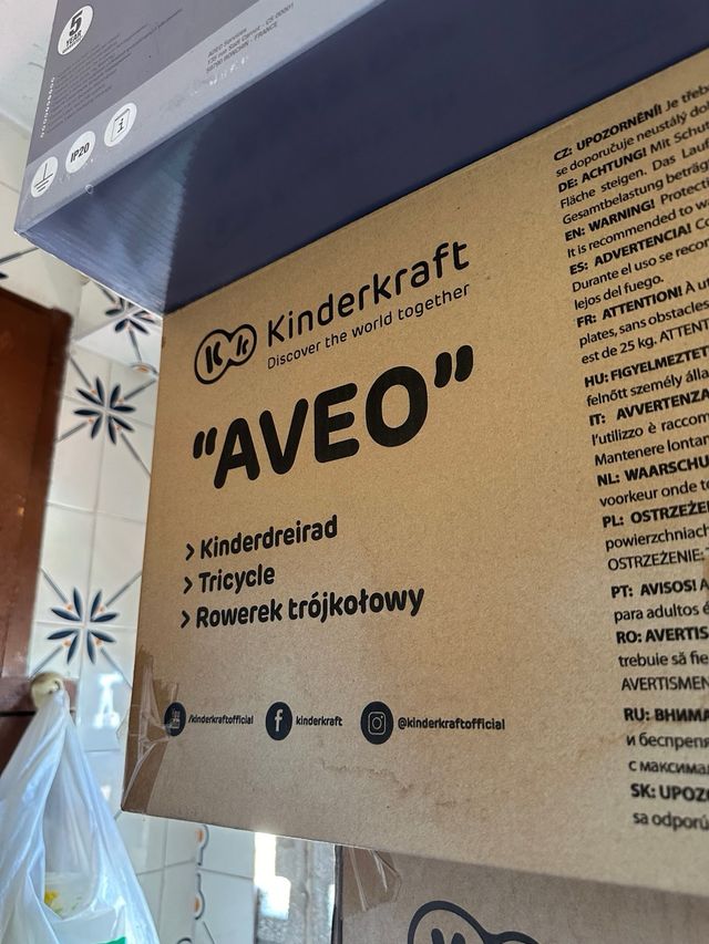 Triciclo Plegable KinderKraft AVEO