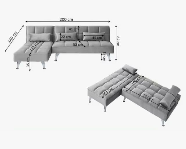 Sofa nuevo tipo libro.