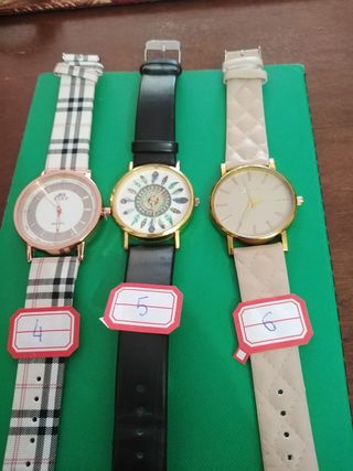 Tris orologi polso unisex