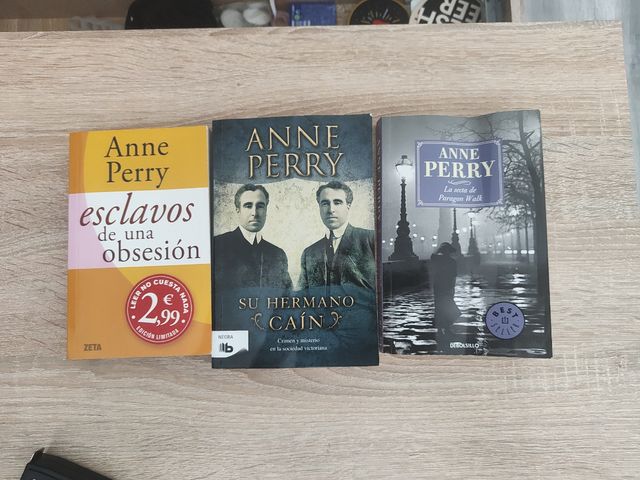 3 novelas de Anne Perry