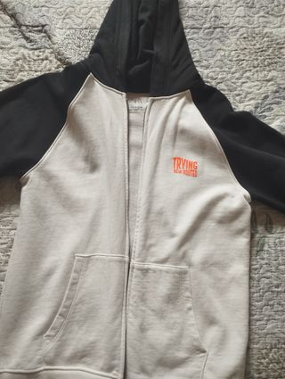 Chaqueta Zara 11-12 blanca y negra 