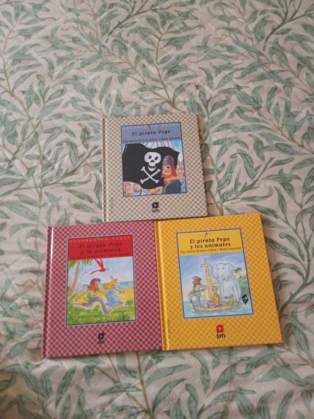 Lote 3 libros pirata Pepe