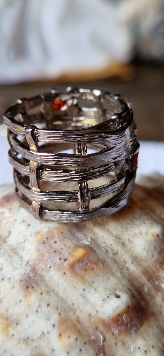 Anillo canastera de plata de ley 