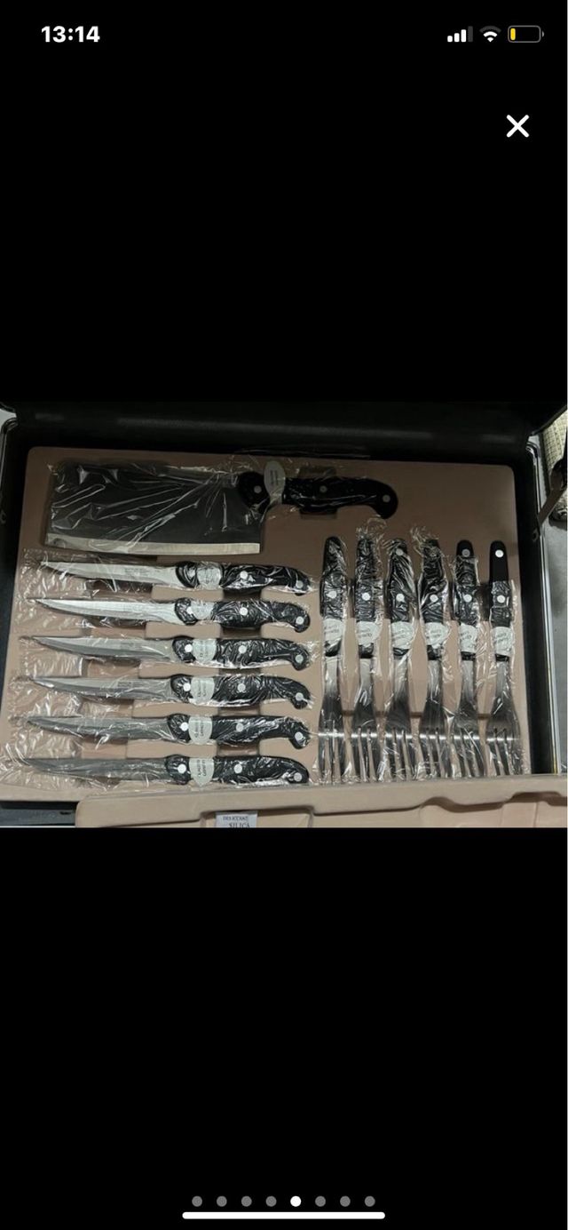 Maletin swissler royal con cuberteria sin estrenar