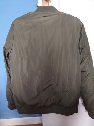 Chaqueta bomber adolescente 14 años verde kaki