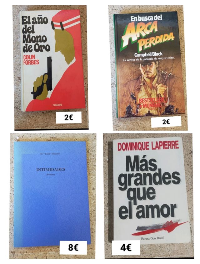NOVELAS y LIBROS ( varias fotos )