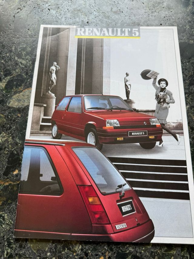 Catálogo Renault supercinco incluye gt turbo