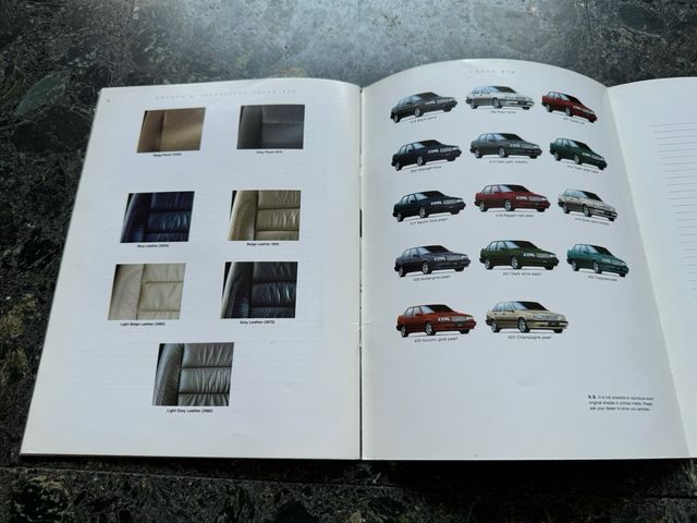 Catálogo ventas Volvo 850 1996