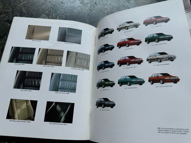 Catálogo ventas Volvo 850 incl 850R