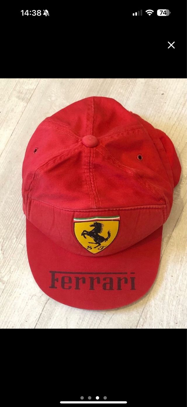 Gorra Ferrari original año 1986