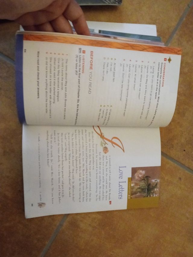 Libro de texto en ingles