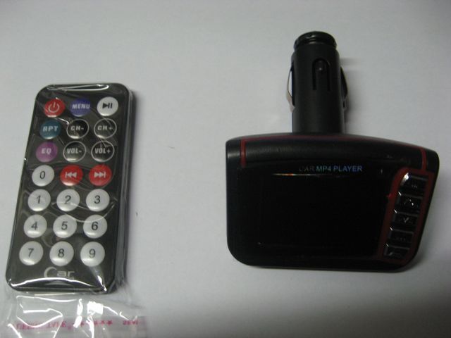 Leitor MP4 transmissor FM