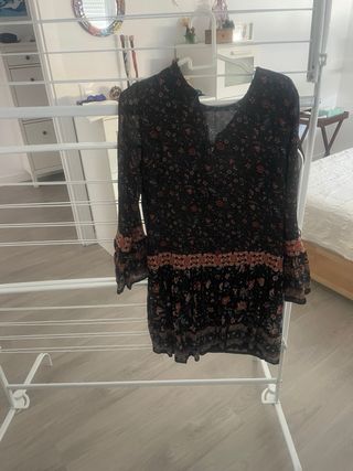 Vestido boho, por encima la rodilla