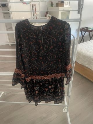 Vestido boho, por encima la rodilla