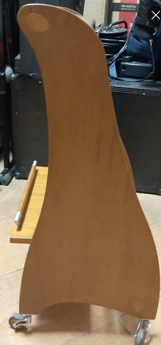 Carrello bar cucina legno teak