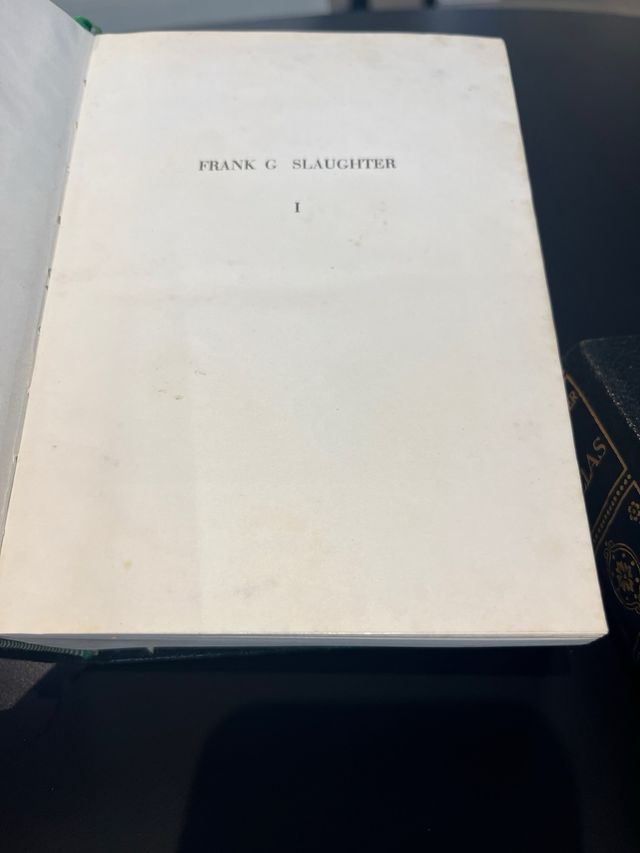 Novelas FRANK G. SLAUGHTER