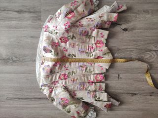 Traje fallera niña beige