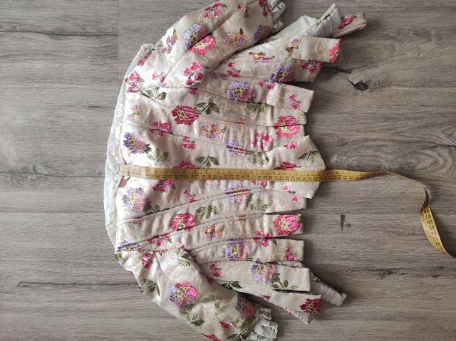 Traje fallera niña beige